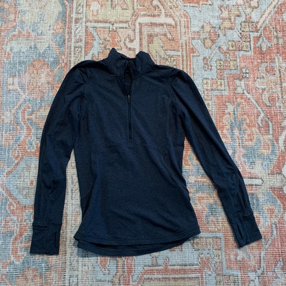 Lululemon Dark Blue Quarter Zip Jacket